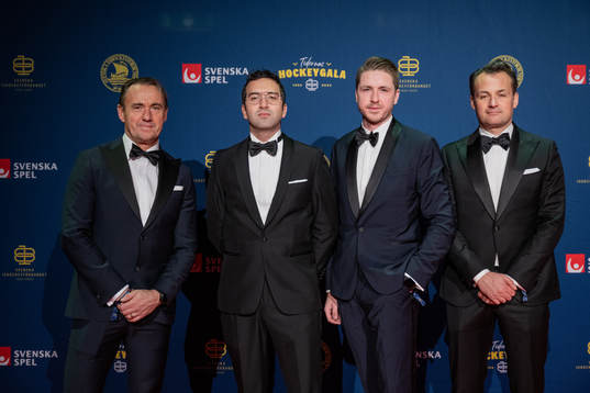 Besökare på röda mattan