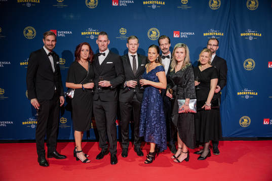 Besökare på röda mattan