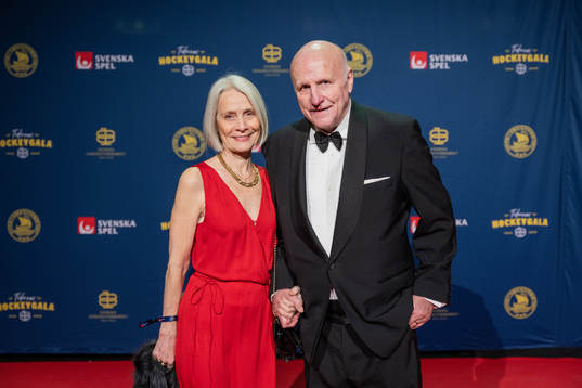 Arne Hegerfors med fru Kerstin på röda mattan