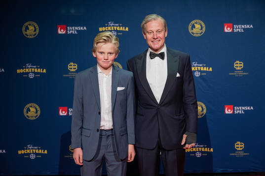 Besökare på röda mattan