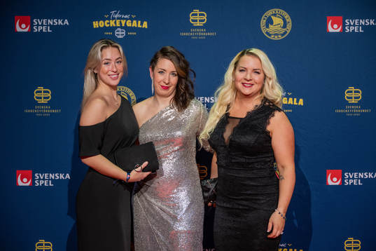 Besökare på röda mattan