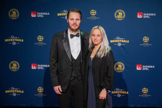 Besökare på röda mattan