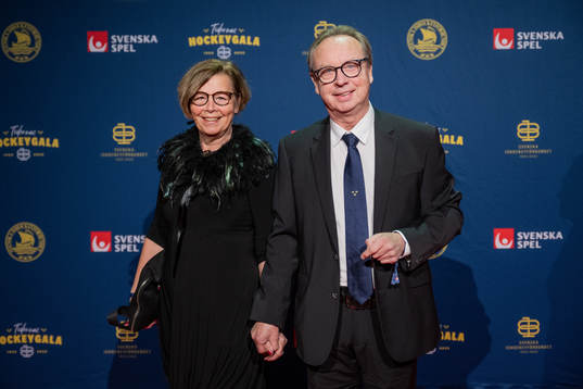 Pär Mårts med fru Majvor på röda mattan