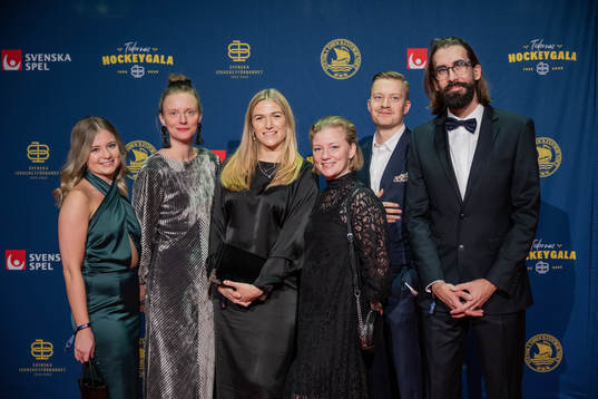 Besökare på röda mattan
