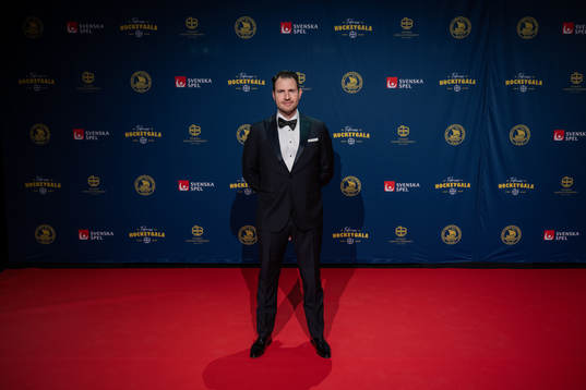 Besökare på röda mattan