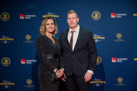 Besökare på röda mattan