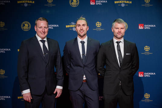Besökare på röda mattan