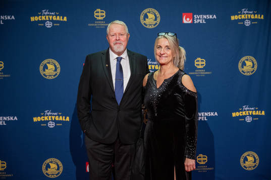 Besökare på röda mattan