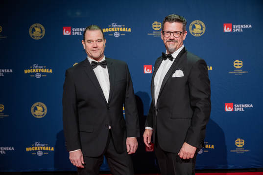 Besökare på röda mattan