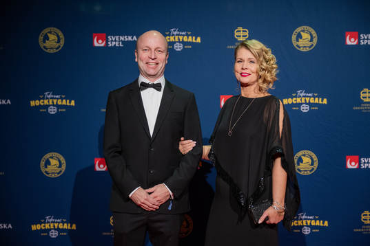 Besökare på röda mattan
