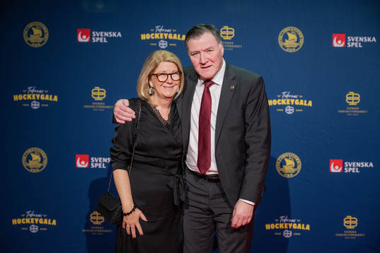 Besökare på röda mattan