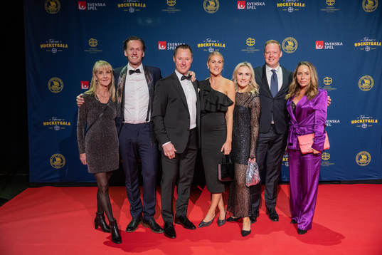 Besökare på röda mattan