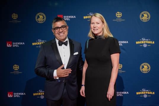 Besökare på röda mattan