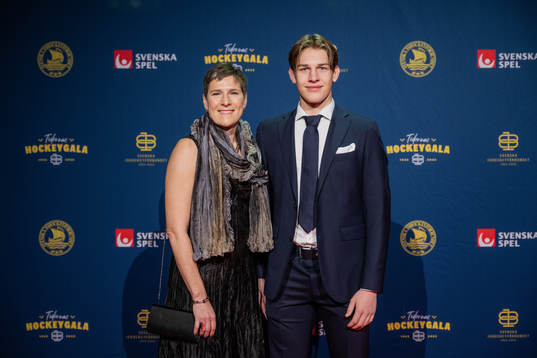 Besökare på röda mattan