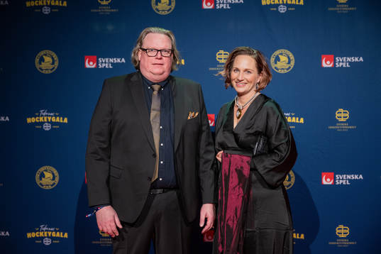 Besökare på röda mattan