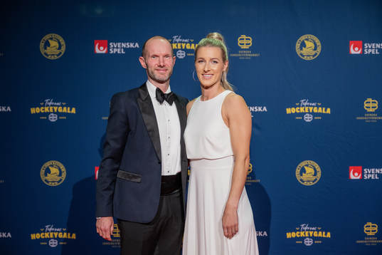 Nils Ekman och Danijela Rundqvist på röda mattan