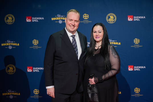 Besökare på röda mattan