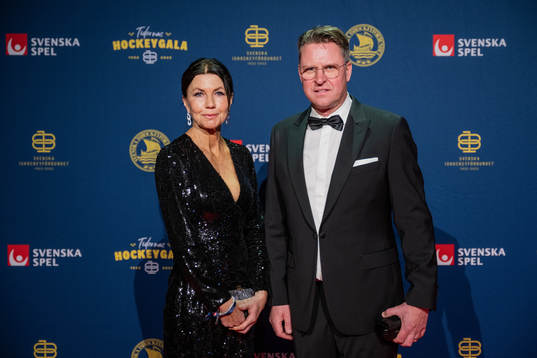 Besökare på röda mattan