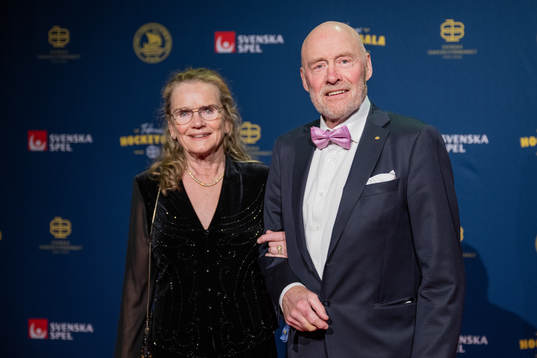 Besökare på röda mattan
