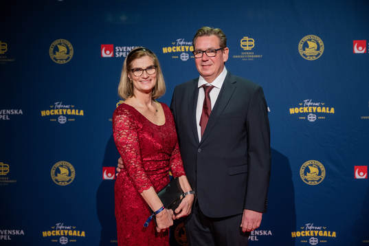 Besökare på röda mattan