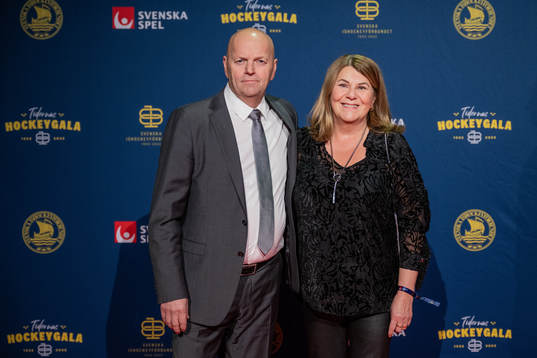 Besökare på röda mattan