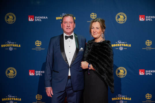 Besökare på röda mattan