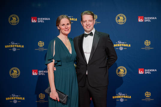 Besökare på röda mattan