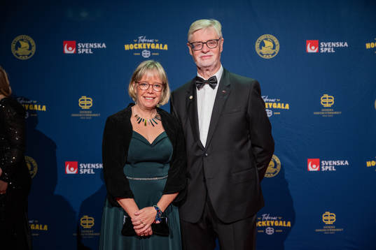 Besökare på röda mattan