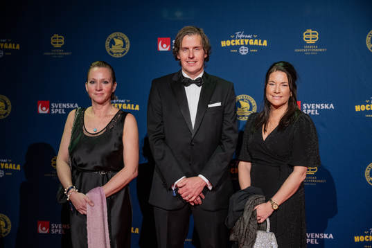 Besökare på röda mattan