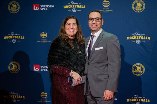Besökare på röda mattan