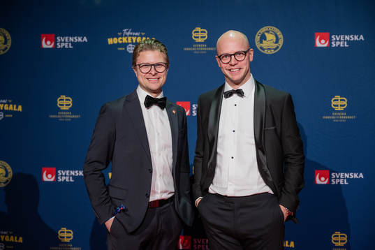 Besökare på röda mattan