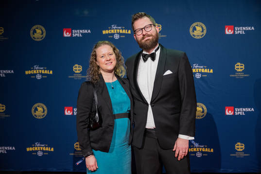 Besökare på röda mattan