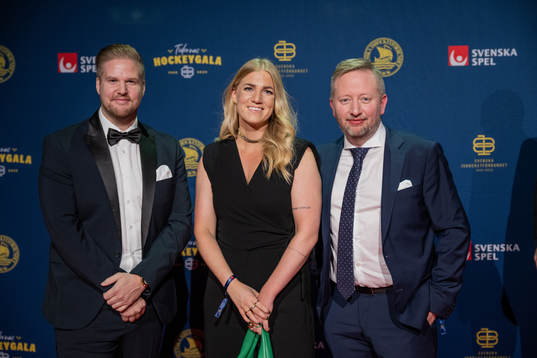 Lars Lindberg, Kajsa Kalmeus och Fredrik Söderström på
