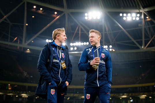 Mats Møller Dæhli and Ola Brynhildsen of Norway