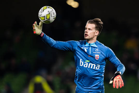 goalkeeper Ørjan Håskjold Nyland of Norway