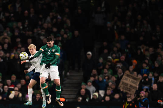 Birger Meling of Norway and Matt Doherty of Ireland