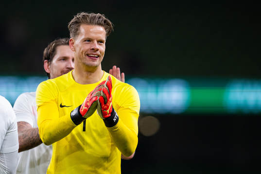 Goalkeeper Ørjan Håskjold Nyland of Norway