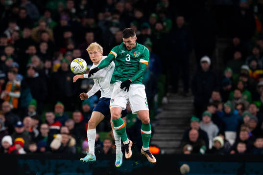 Birger Meling of Norway and Matt Doherty of Ireland