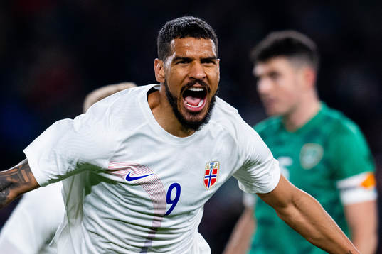 Ohi Omoijuanfo of Norway celebrates