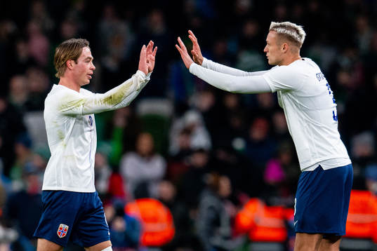 Patrick Berg and Stian Gregersen of Norway