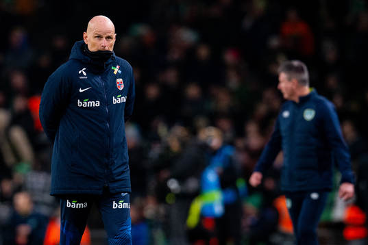 Ståle Solbakken, head coach of Norway