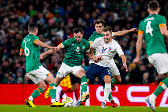 Alan Browne of Ireland and Fredrik André Bjørkan of Norway