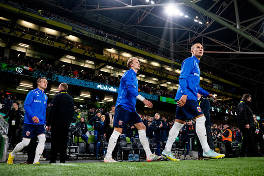 Patrick Berg, Morten Thorsby and Leo Skiri Østigård of
