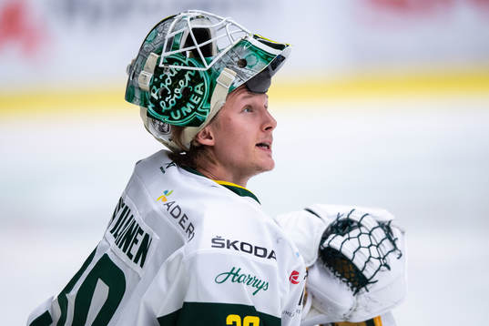 Björklövens målvakt Joona Voutilainen