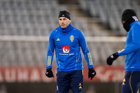 Magnus Eriksson of the Swedish national football team