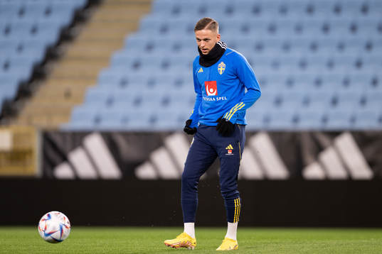 Jesper Karlsson of the Swedish national football team