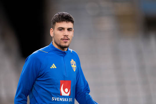 Edvin Kurtulus of the Swedish national football team
