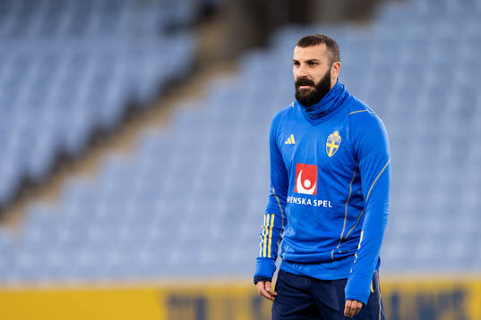 Mikael Ishak of the Swedish national football team