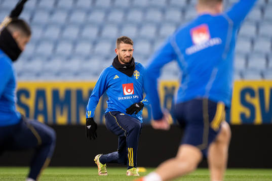 Marcus Rohdén of the Swedish national football team