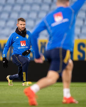 Marcus Rohdén of the Swedish national football team